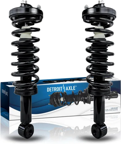 Miniatura 55 de Detroit Axle - 2 puntales delanteros para Chevy Equinox GMC Terrain Saturn Vue Pontiac Torrent Suzuki XL-7 Captiva Sport Struts completos con muelle