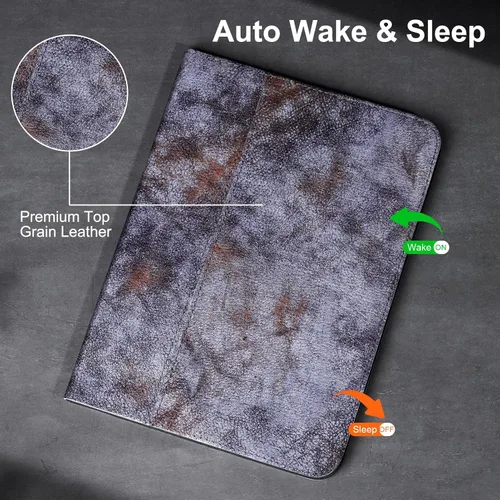 Miniatura 3 de Funda de cuero Gexmil para iPad (A16) de 11ª generación de 11 pulgadas 2025, funda para iPad de 10ª generación de 10.9 pulgadas 2022, funda