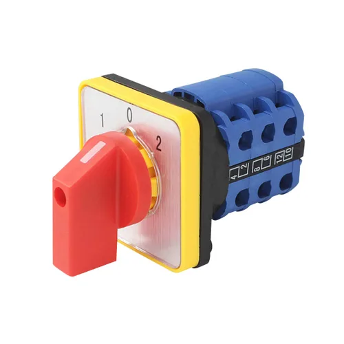 Miniatura 5 de 1 interruptor selector de cambio universal, interruptor de alimentación dual, 3 posiciones 8 terminales, interruptor de transferencia de potencia