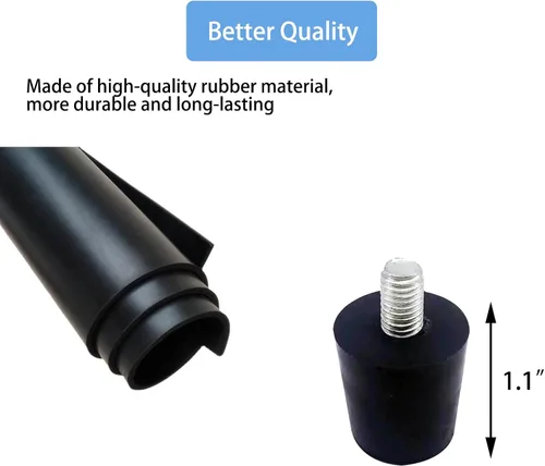 Miniatura 3 de Pie de goma ajustable para piezas de repuesto Blackstone, piezas de plancha para parrillas Blackstone de 17 y 22 pulgadas, los accesorios de plancha