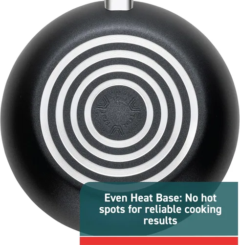 Miniatura 3 de T-fal Essentials - Juego de ollas y sartenes antiadherentes de cocina, 10 piezas, color negro