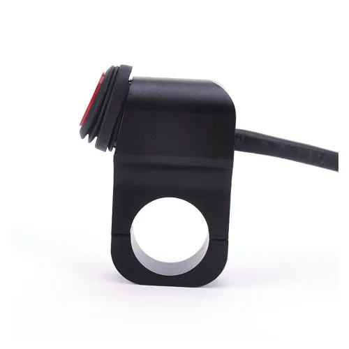Miniatura 3 de Interruptor de control impermeable para manillar de motocicleta de 12 V, aluminio CNC para manillar de menos de 7/8 pulgadas, 0.906 in (0.866 in)