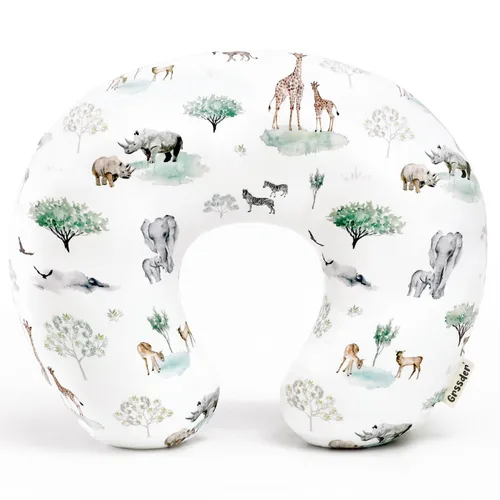 Miniatura 22 de GRSSDER Funda de Almohada de Lactancia Elástica Minky Removible Fundas de Lactancia para Almohadas de Lactancia Materna, Forro Ultra Suave y Cómodo