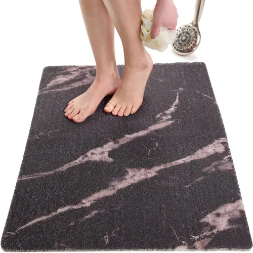 Miniatura 29 de Tapete de ducha antideslizante para bañera - Tapete de baño de lufa para baño - Tapete de baño de 40 x 16 pulgadas - Alfombra de baño antideslizante