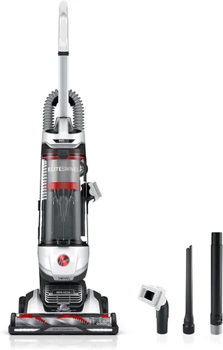 Hoover MAXLife Elite - Aspiradora giratoria sin bolsa, aspiradora vertical, filtración de medios HEPA, sistema MAXLife, tecnología WindTunnel,