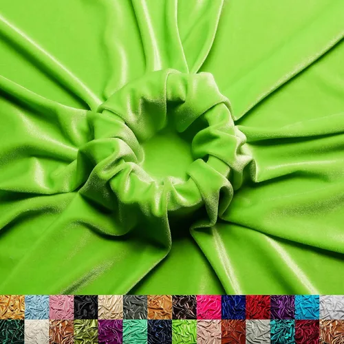 Miniatura 13 de Ice Fabrics The Yard - Tela de terciopelo elástico elástico suave de 60 pulgadas de ancho para coser ropa, disfraces, manualidades, 90% poliéster