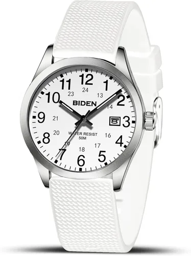 Miniatura 16 de LN LENQIN Relojes para hombre analógicos de cuarzo deportivos unisex, impermeables a 30M, reloj de enfermera para hombres y mujeres, profesionales