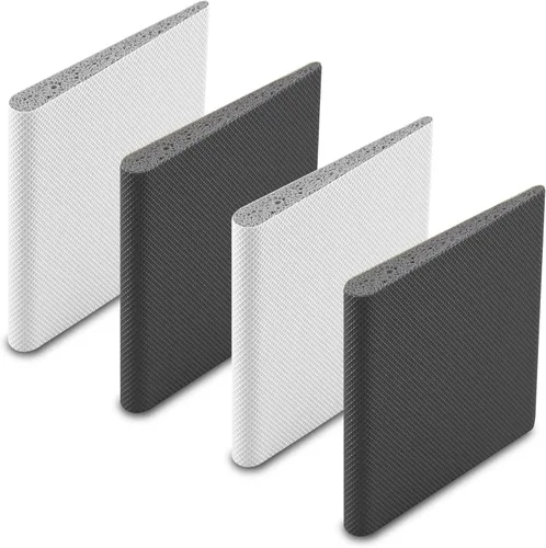 Miniatura 9 de 4 sellos de esquina de puerta, sello de marco de jamba de puerta exterior, tapones de cuña autoadhesivos, almohadillas de espuma para burlete