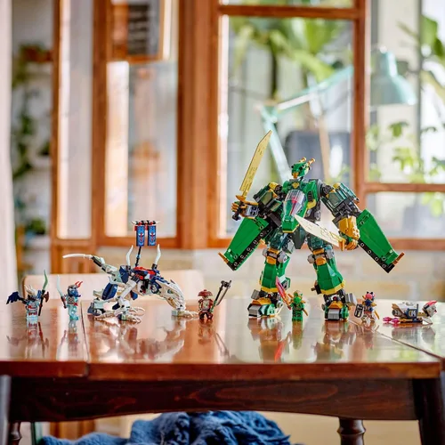 Miniatura 4 de LEGO NINJAGO Lloyd's Jet Mech Juguete de Construcción - Kit de construcción de modelos para niños y niñas, a partir de 9 años, juego transformador