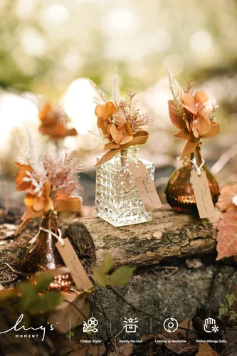 Miniatura 3 de Ramillete de Ling's Moment para Hombre, 10 piezas Boutonniere para Invitados de Boda, Flores Artificiales para Boda/Baile/Regreso a Casa, etc. Boho