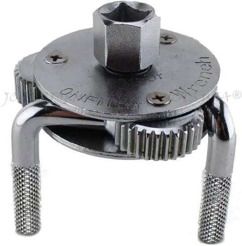 Miniatura 6 de JC Performance - Llave de extracción de filtro de aceite resistente, ajustable universalmente (mediana)