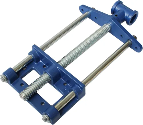 HFS(R) 10.5 Pulgadas Tornillo de Banco de Carpintería de Servicio Pesado para Banco de Trabajo, Tornillo de Metal con Chapado en Cromo