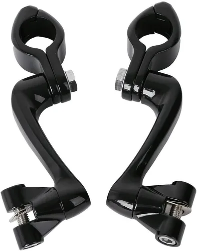TCMT Kit de montaje de clavijas de pie de carretera ajustables 360 para Harley Touring Road King Street Glide Road Glide Electra Glide Softail
