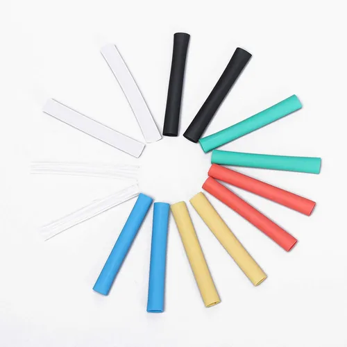 Kit de tubo termorretráctil protector de 14 piezas, aislamiento eléctrico de colores surtidos para cable cargador de teléfono, cable USB