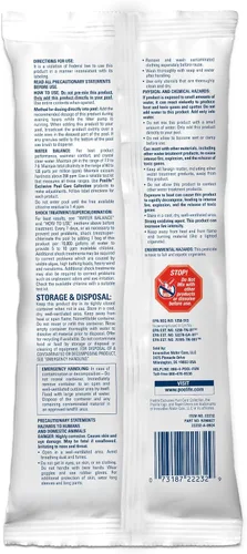 Miniatura 3 de Poolife Choque rápido para algas de piscina, bacterias, eliminación de contaminantes – Disolución rápida, hipoclorito de calcio sin CYA para agua