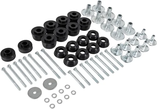 Miniatura 8 de KF04060BK Kit de buje de montaje de cuerpo para Ford F250 F350 Super Duty 2008-2016 2WD 4WD Montajes de cabina de cuerpo de poliuretano y fundas