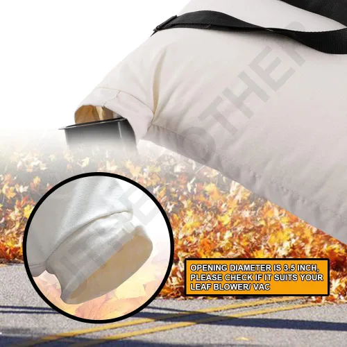 Miniatura 5 de Bolsa universal de basura al vacío de hojas, repuesto de bolsa inferior para sopladores de hojas al vacío y rastrillo ultra soplador, compatible