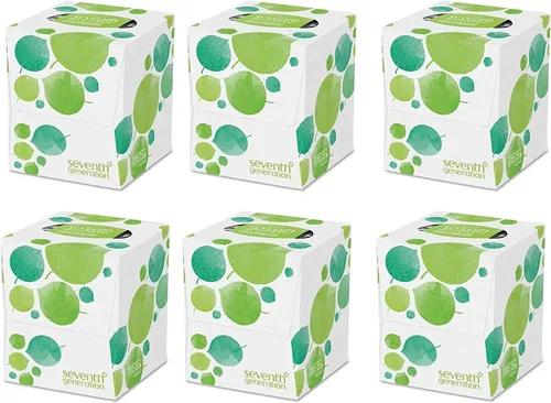Miniatura 7 de Seventh Generation Pañuelo facial, hojas de 2 capas, cajas de 85 unidades (paquete de 36)