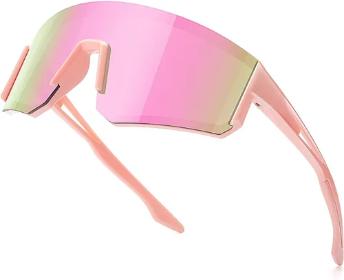 Miniatura 19 de SEKKAF - Gafas de sol deportivas para jóvenes, para béisbol y softbol, para niños y niñas de 6 a 12 años, gafas de sol para ciclismo, ligeras