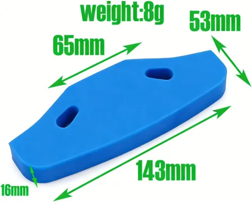 Miniatura 2 de 4PCS RC uretano parachoques delantero para Tamiya TT-01/TT-02/TGS 53683 OP683 51007 Parachoques actualización piezas