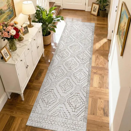 Miniatura 14 de jinchan Alfombras bohemias de 2 x 3 pies para entrada, marroquí, lavable a máquina, suave, bohemio, pequeño, antideslizante, para entrada, cocina