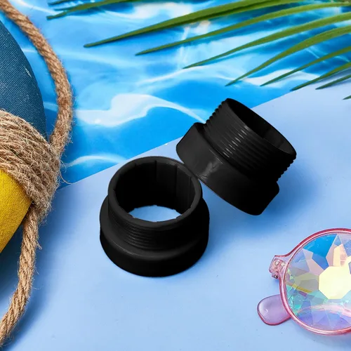 Miniatura 4 de Taiyin 4 piezas de adaptador estabilizador de sombrilla de piscina, fundas de adaptador roscadas para sombrilla de piscina, estabilizador de poste