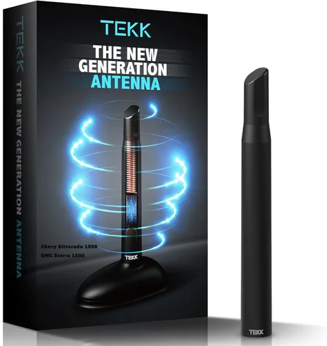 Miniatura 14 de Tekk - Antena corta para auto, diseñada para una recepción optimizada de FM/AM, 4.8 pulgadas