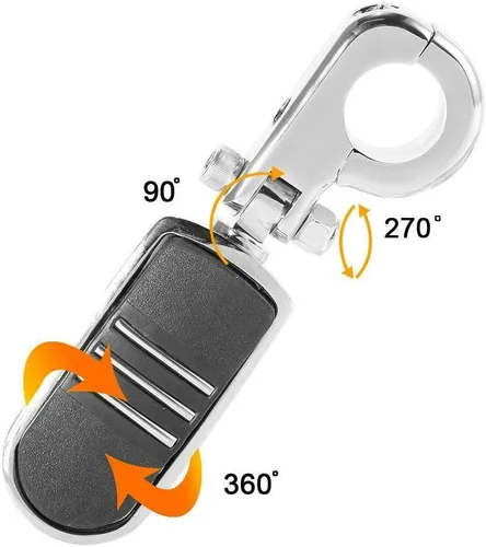 Miniatura 3 de Green-L Estriberas universales para motocicleta de 1 1/4 pulgadas con abrazadera P para Harley Sportster Softail Dyna Touring Road King Street Glide
