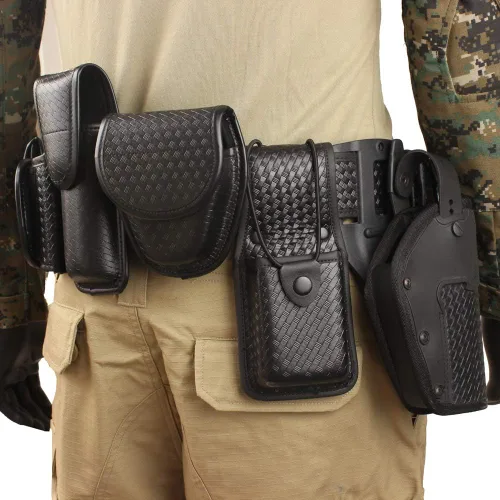 Cinturón táctico de 10 en 1 para policía, equipo de seguridad, cinturón modular de aplicación de la ley con bolsillos Grande
