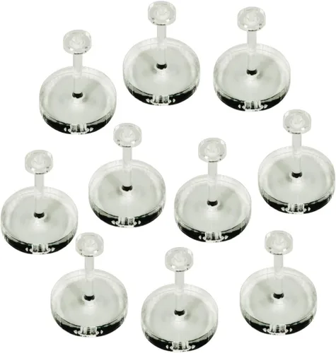 Miniatura 6 de LITKO Kit de soporte de vuelo circular de 1.063 in Compatible con Star Wars: Legion 0.059 in transparente con clavija de 1.25 pulgadas Paquete