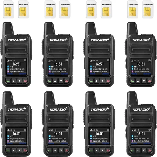 Miniatura 10 de TIDRADIO M15 Globla Rapid Walkie Talkies de largo alcance 5000+ millas PoC Radios