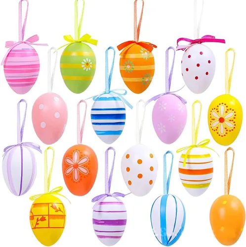 Miniatura 16 de 50 huevos de Pascua rellenos de plástico de 2.5 pulgadas para niños, juguetes de Pascua para fiestas de Pascua, caza, regalos para niños