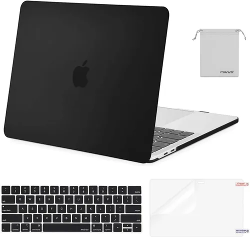 Miniatura 24 de MOSISO - Carcasa rígida de plástico, cubierta de teclado, protector de pantalla y bolsa de almacenamiento para MacBook Pro 13 pulgadas/33 cm Azul