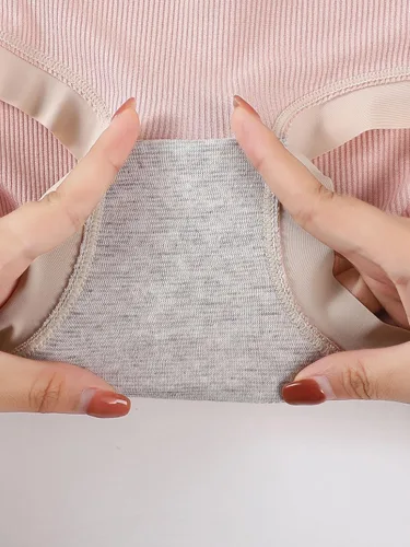Miniatura 3 de SHENHE Bragas de maternidad para mujer, de tiro bajo, ropa interior posparto