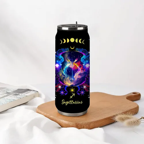 Miniatura 6 de Tumbler de Constelación de Sagitario del Zodiaco de Acero Inoxidable para Hombres y Mujeres Fanáticos de la Astrología Regalos de Cumpleaños Tumbler