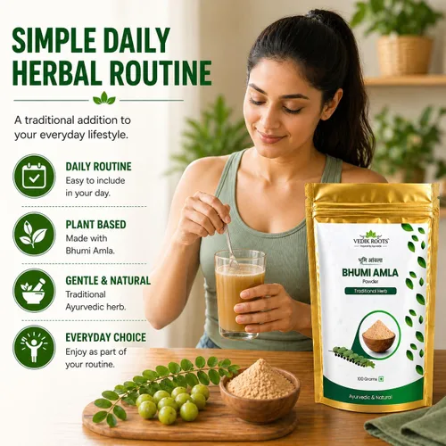 Miniatura 6 de Polvo orgánico de Bhumi Amla – Rico en Vitamina C Antioxidante – Apoya la Función Inmune Saludable 100 Gm (Paquete de 2)