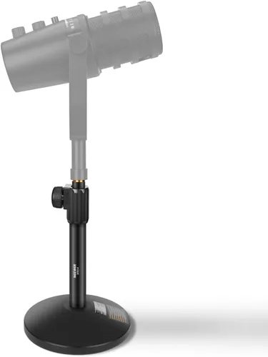 Miniatura 11 de NEEWER Soporte para micrófono, soporte de micrófono amortiguado de perfil bajo, soporte de escritorio con brazo de pluma con cabezal de bola