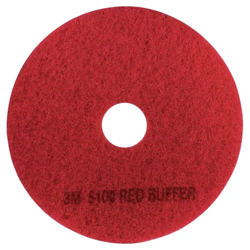 Miniatura 7 de Almohadilla 3M 5100 para pulir pisos a máquina, color rojo (paquete de 5 unidades), 16", Rojo, 5