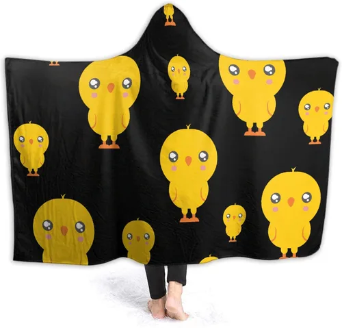 Miniatura 8 de ARAHANT Manta con capucha de cerdo de dibujos animados, bonita manta con capucha de animales, buen regalo para niños, tamaño pequeño de 40 x 50