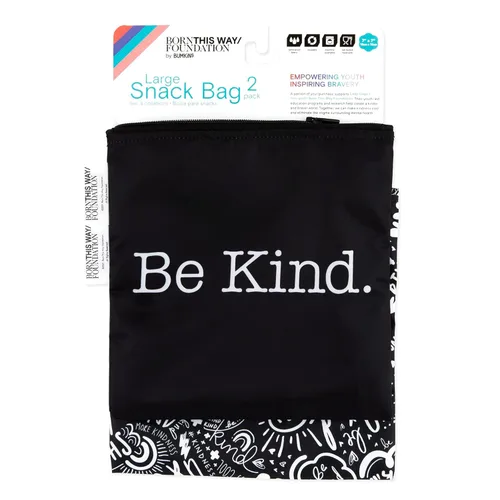 Miniatura 6 de Bumkins Bolsas reutilizables para sándwiches y aperitivos, para el almuerzo escolar de niños y para adultos, tela lavable, bolsa de tela impermeable