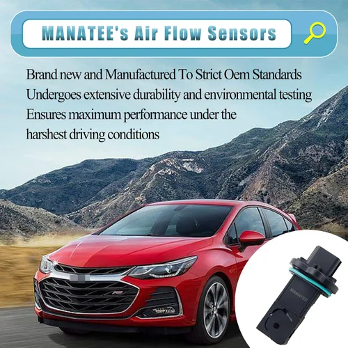 Miniatura 4 de MANATEE 12671624 Sensor Medidor de Flujo de Aire Masivo Sensor MAF Compatible con Buick Encore Verano, para Chevy Caprice Trax Sonic Cruze