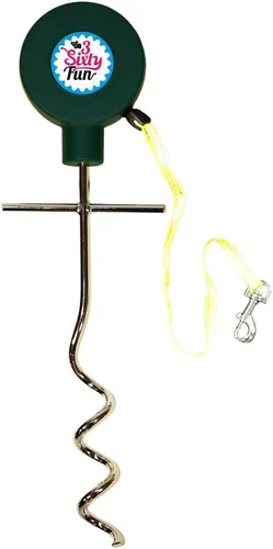 Miniatura 9 de Cables deslizantes de 16 pies para perros – Cable de amarre y estaca para perros – Gira 360° sin enredos – Correa antideslizante para perros