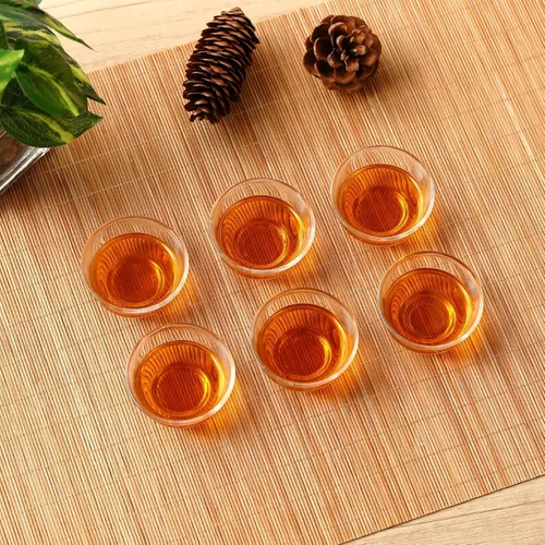 Miniatura 4 de Skyley - Juego de 6 vasos de chupito de soju coreanos, tazas de porcelana coreanas, tazas de cerámica coreana, accesorios para té, vajilla, cerámica