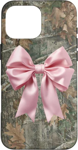 Miniatura 19 de Camo Pink Bow Case for iPhone 17