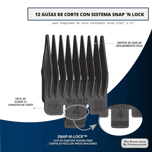 Miniatura 6 de Wahl Cortapelos inalámbricos recargables de iones de litio para hombres, mujeres y niños con tecnología de carga inteligente para un corte de pelo