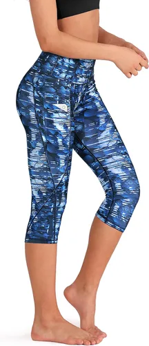 Miniatura 2 de ODODOS - Leggings de yoga de cintura alta con bolsillos para mujer, pantalones de yoga deportivos con control de abdomen, no se transparentan