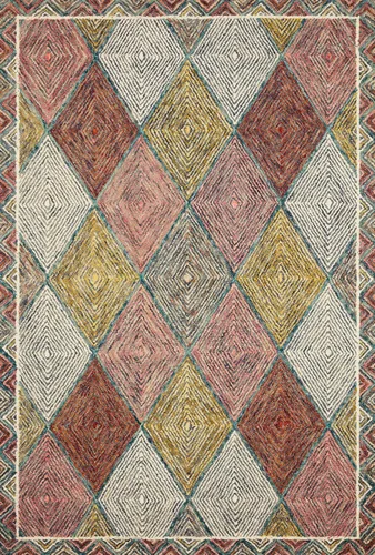 Miniatura 17 de Loloi II Spectrum Collection SPE-03 Charcoal/Multi 2'-3" x 3'-9" Accent Rug