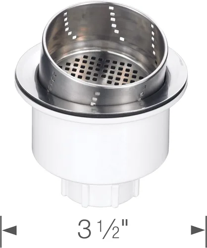 Miniatura 2 de BLANCO, Stainless 441231 - Colador de cesta de drenaje de cocina 3 en 1