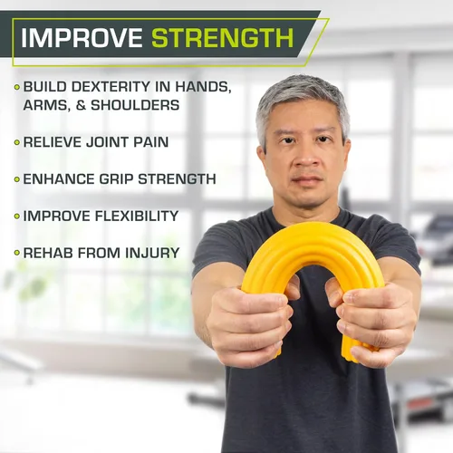 Miniatura 4 de ProsourceFit Flex and Twist Bars Sets and Singles, Resistance Bars for Occupational Therapy, Tennis Elbow Treatment, and Wrist Strengthening, 12-in
