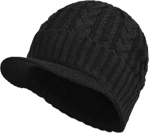 Miniatura 13 de Janey&Rubbins Gorro de punto diario con orejeras con forro polar y calavera